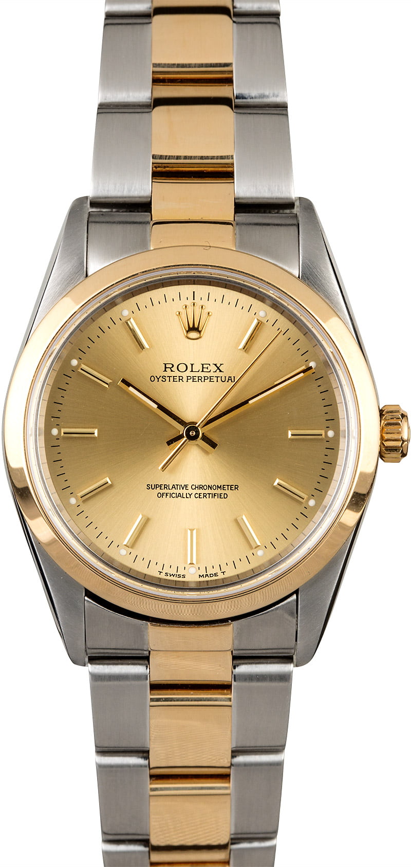 rolex oyster perpetual datejust two tone