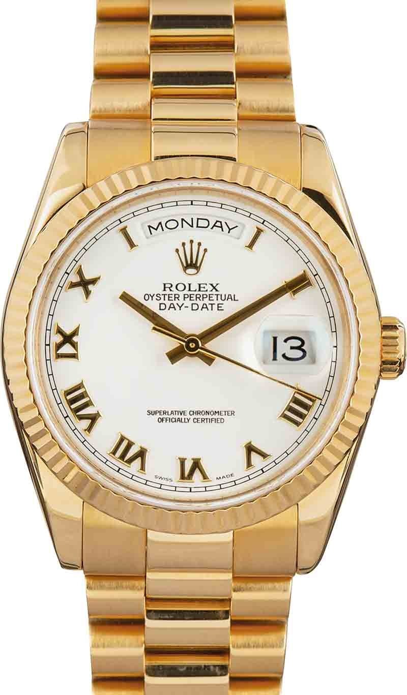 Buy Used Rolex President 118238 | Bob's Watches - Sku: 159338