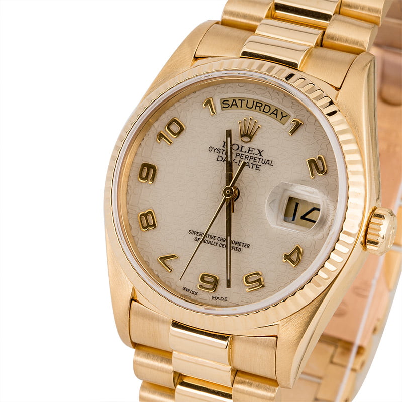 Rolex President 18k Yellow Gold Day-Date 18038