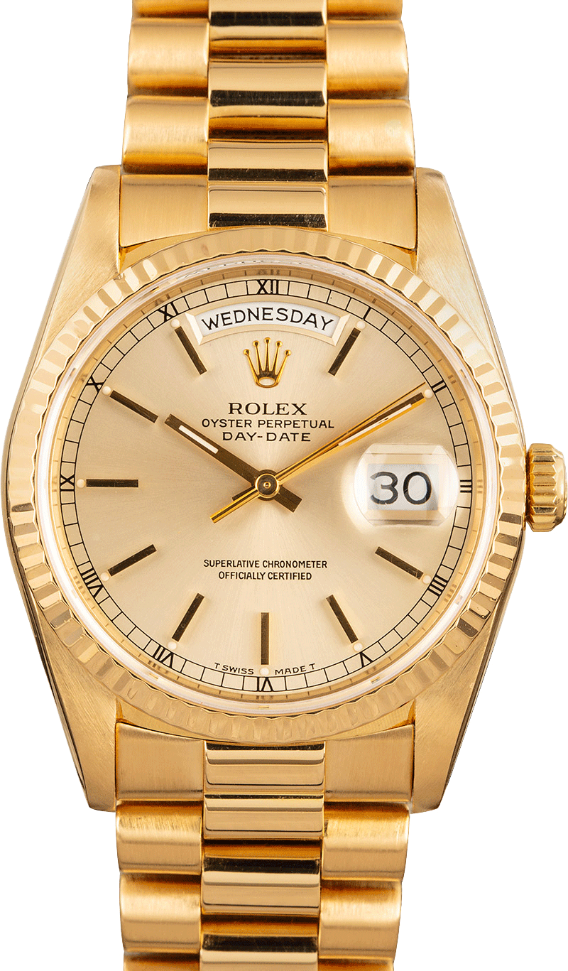 rolex 18238 silver dial