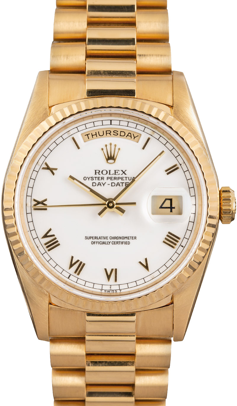 Buy Used Rolex President 18238 Bob s Watches Sku 150044