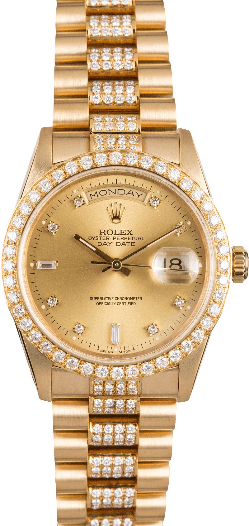 Buy Used Rolex President 18348 | Bob's Watches - Sku: 117108