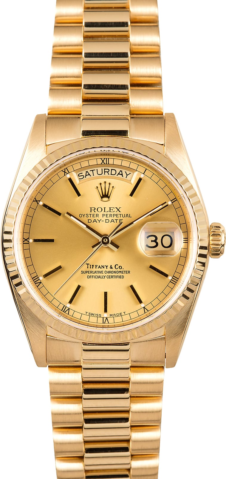Rolex President Yellow Gold Day-Date 18038