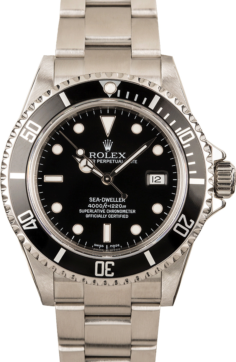 Buy Used Rolex Sea Dweller 16600 Bob s Watches Sku 140574 x