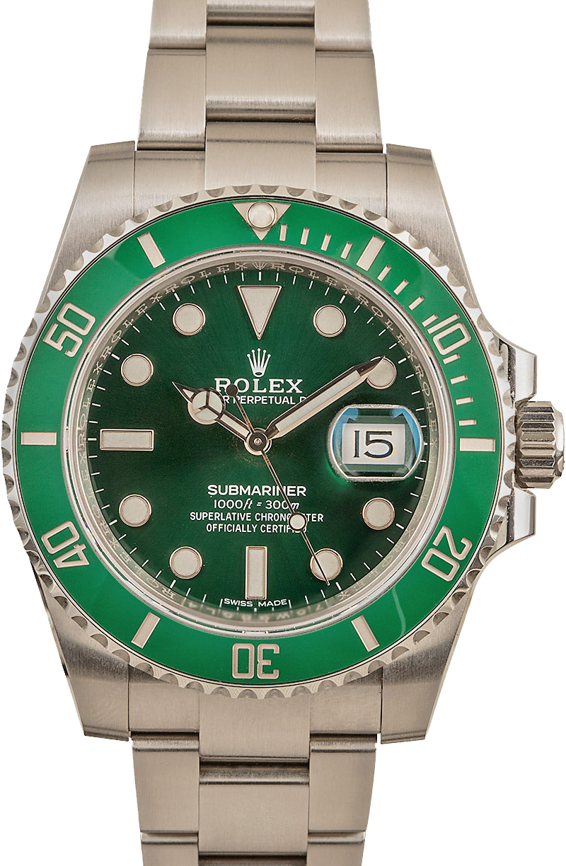 rolex hulk bob's watches