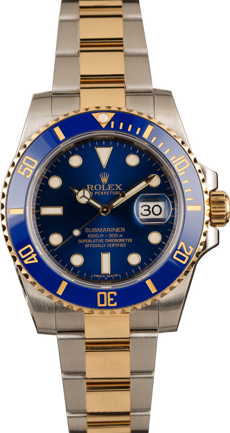 Buy Used Rolex Submariner 116613LB | Bob's Watches - Sku: 129696