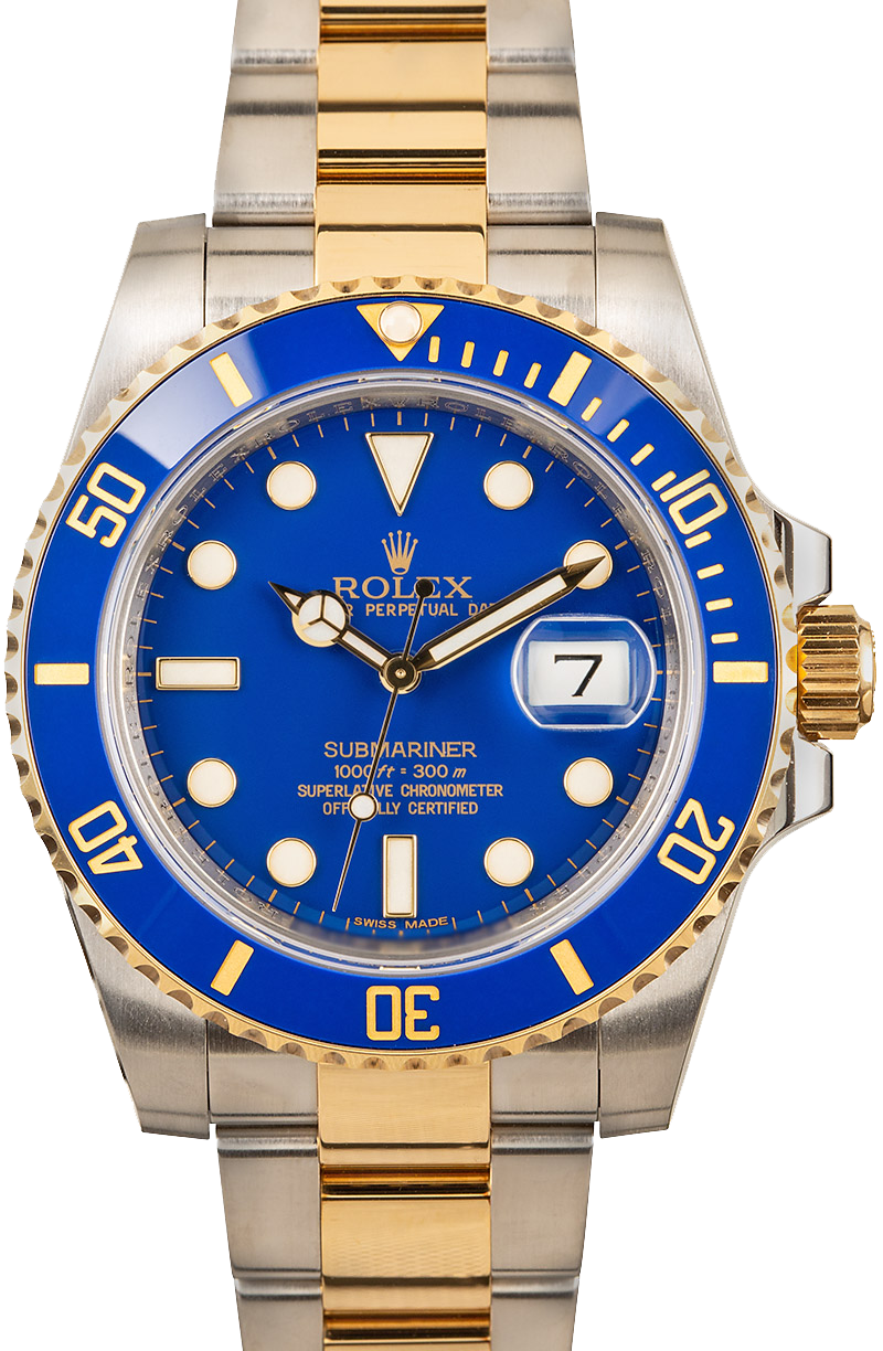 2006 rolex submariner two tone