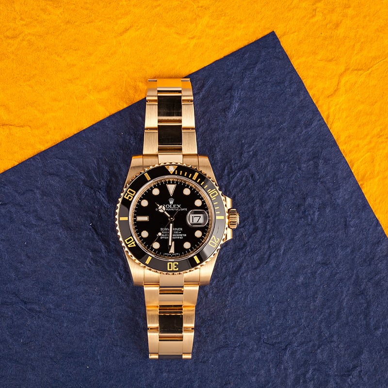 Buy Used Rolex Submariner 116618LN | Bob's Watches - Sku: 129726
