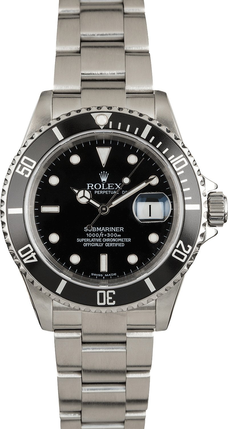 pre owned rolex submariner 16610