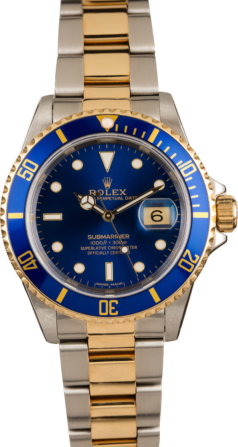 Buy Used Rolex Submariner 16613 | Bob's Watches - Sku: 130082
