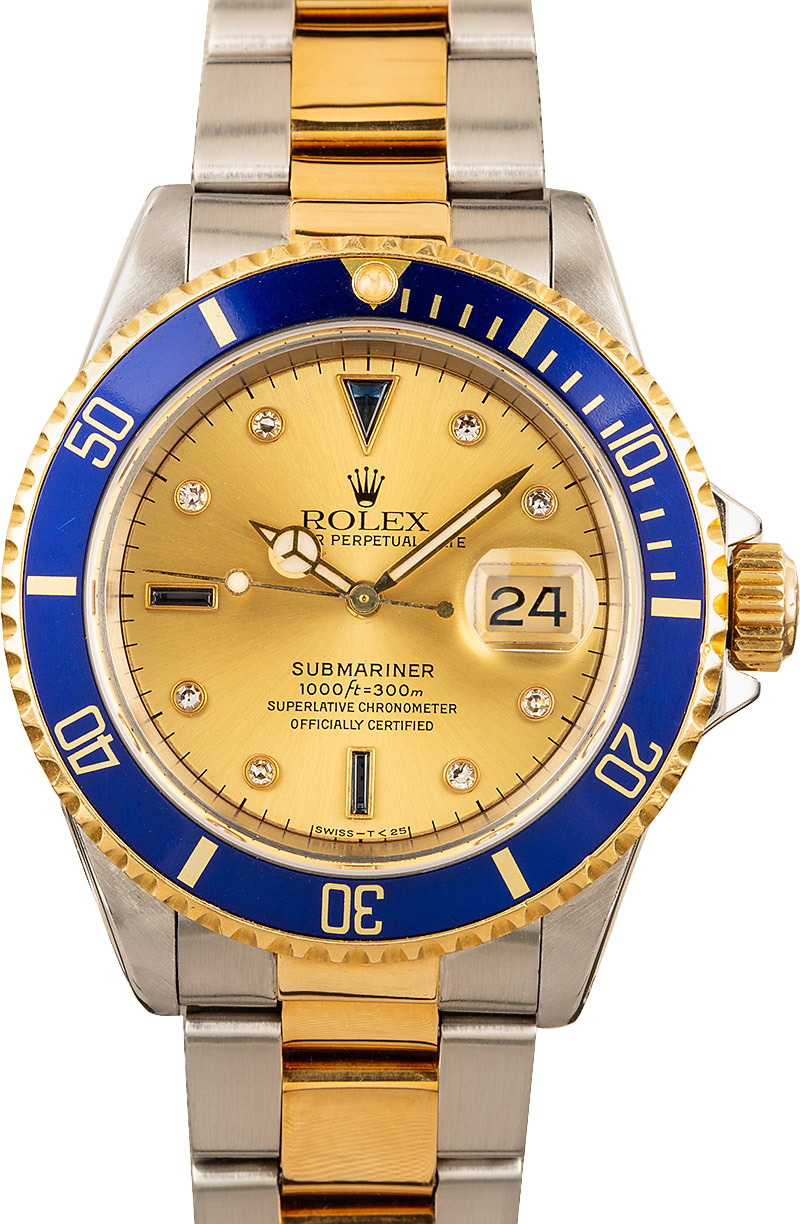 rolex sub serti dial