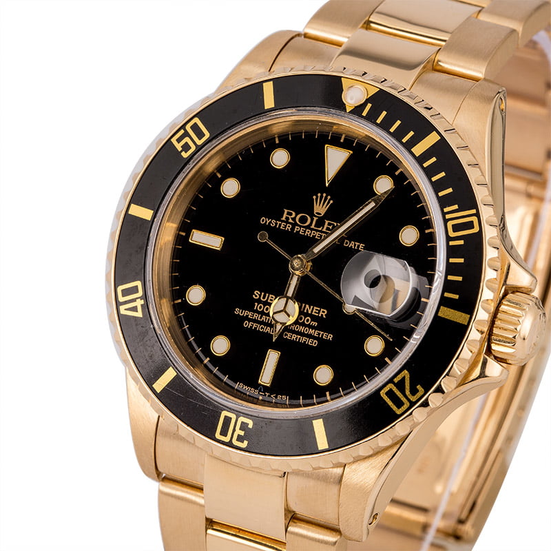 Buy Used Rolex Submariner 16618 | Bob's Watches - Sku: 124054