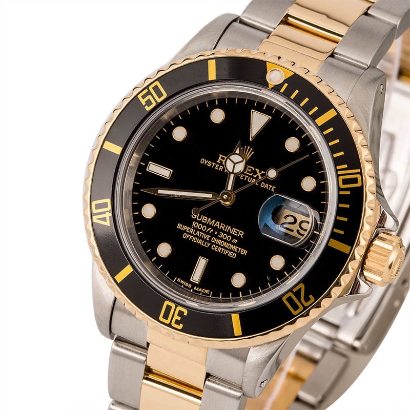 Buy Used Rolex Submariner 16803 Ref | Bob's Watches - Sku: 124978