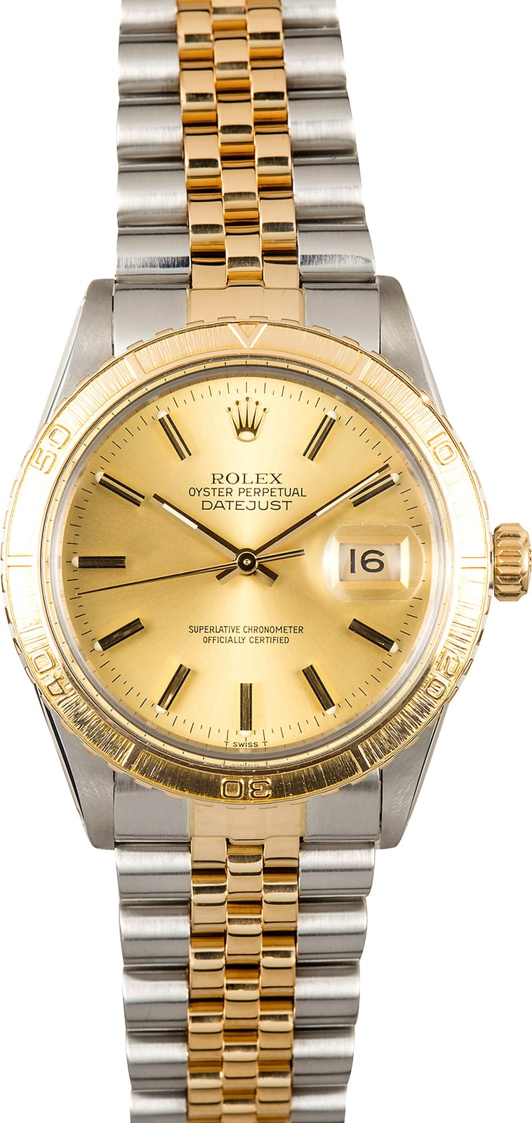 Rolex Thunderbird Datejust 16253 Two Tone