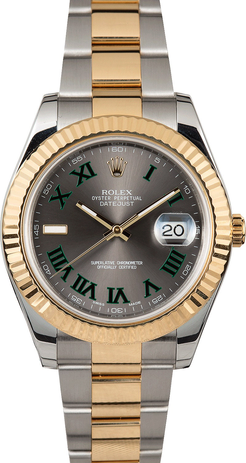 rolex datejust 2 41mm two tone