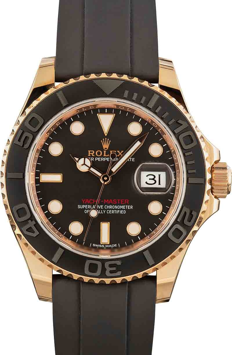 SOLD 12/2019 - Rolex Yacht-Master 40mm 116655 - 18k Rose Gold Case