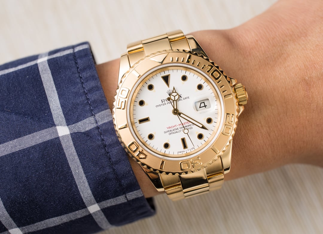 rolex yacht master gold 16628