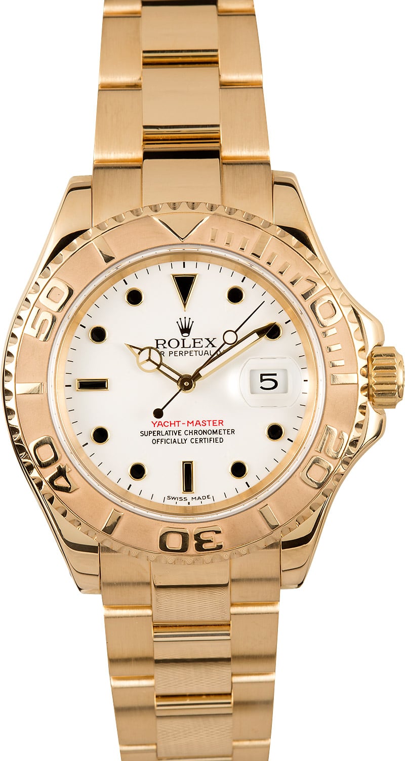 yacht master yellow gold