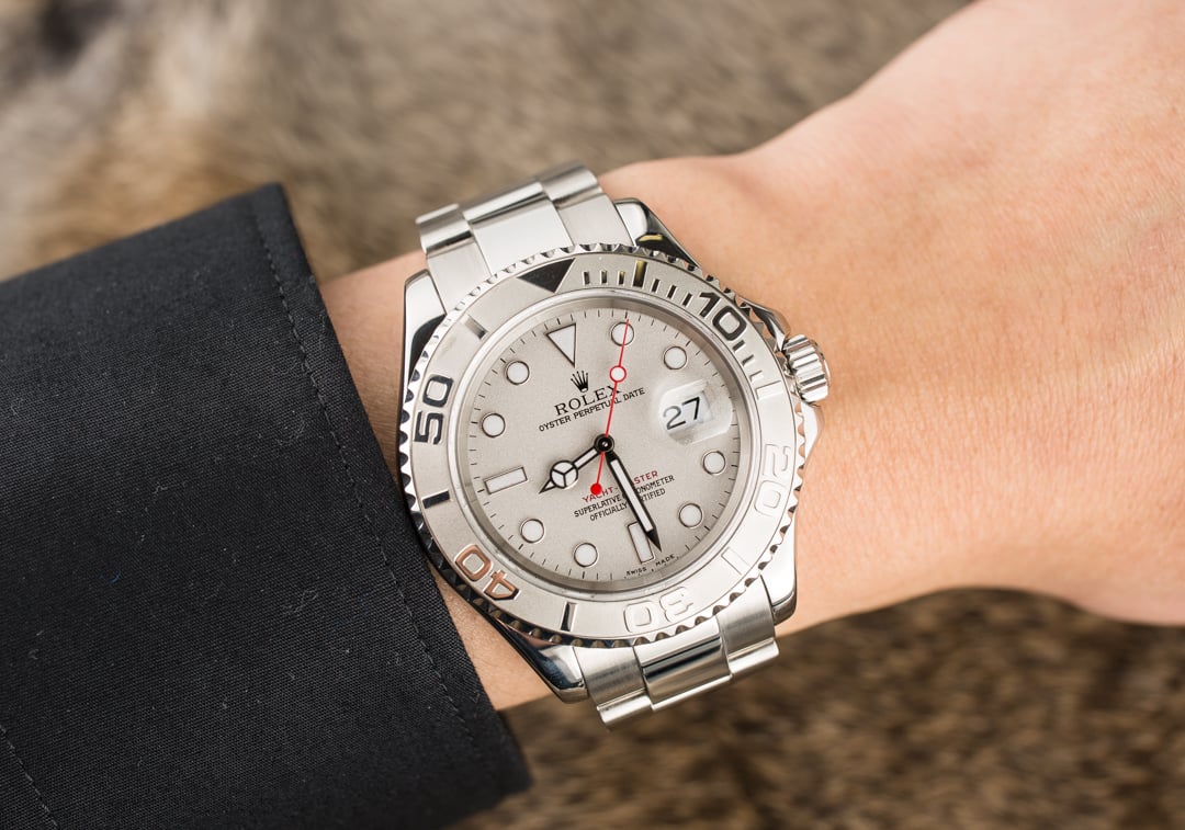 rolex yacht master platinum dial