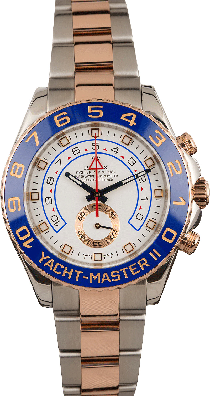 Buy Used Rolex Yacht-Master 116681WASO | Bob's Watches  