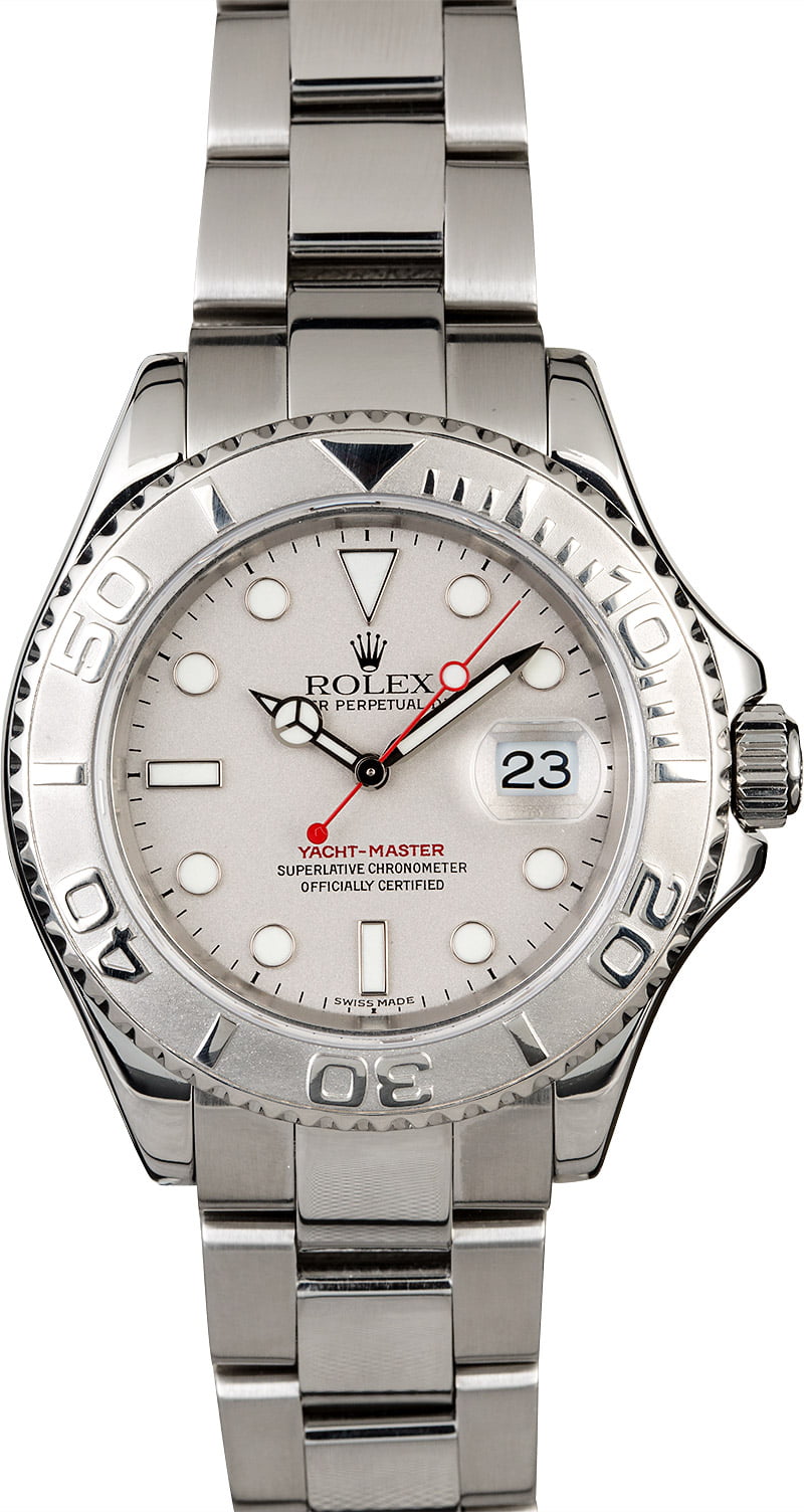 Rolex Yachtmaster Stainless Steel and Platinum 16622