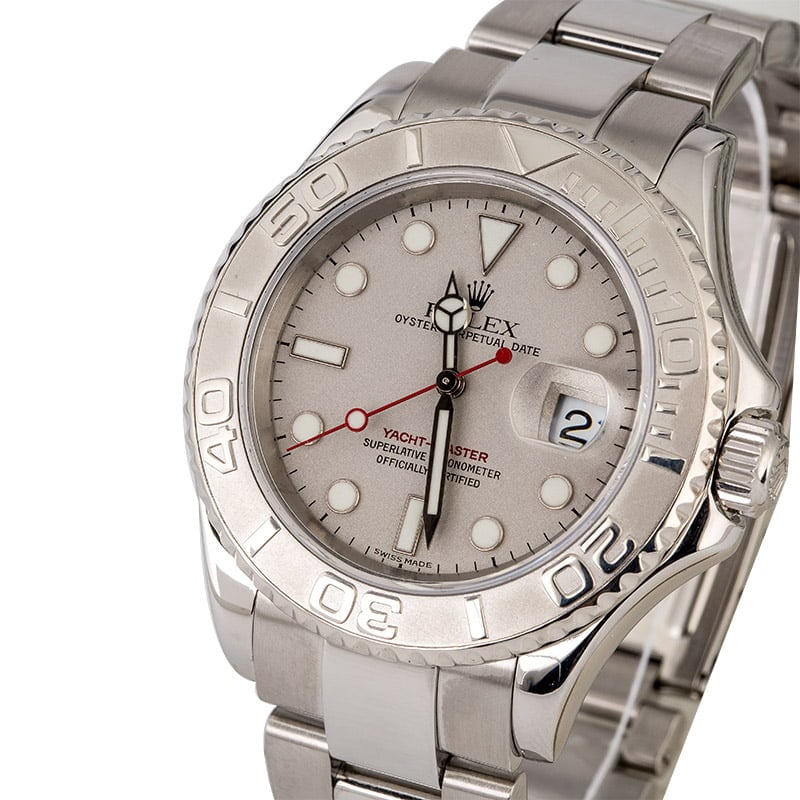 Rolex Yachtmaster Stainless Steel and Platinum 16622