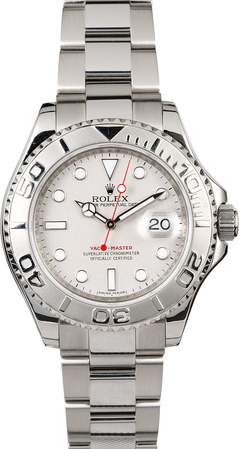 Rolex Yachtmaster Stainless Steel and Platinum 16622