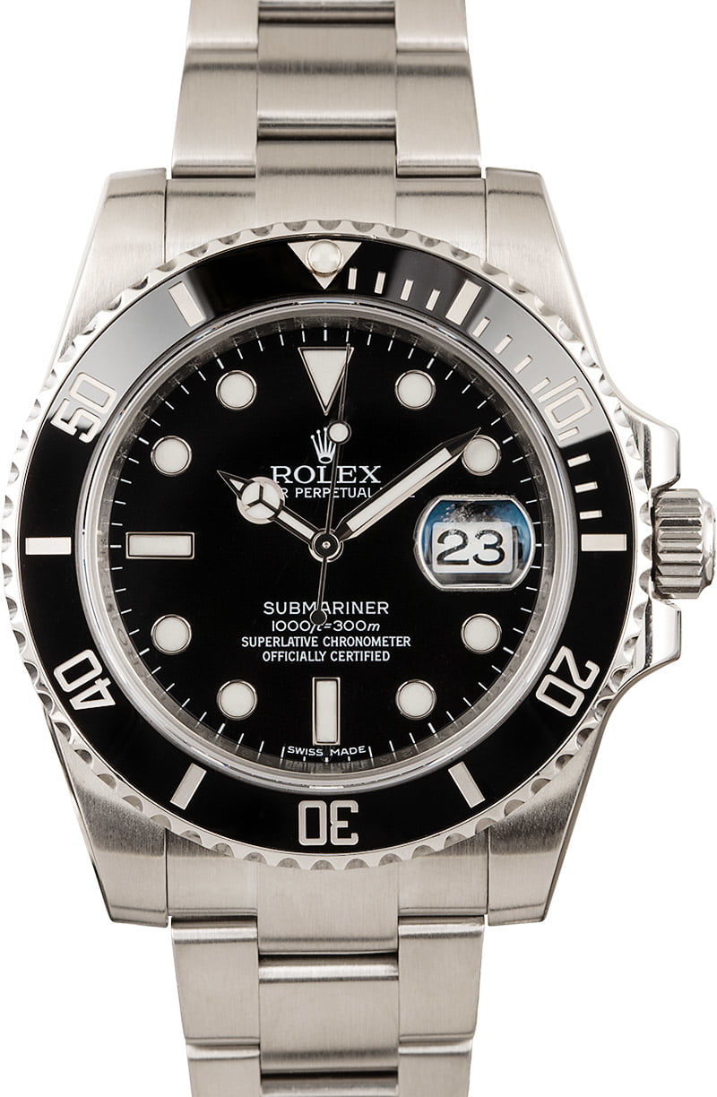 rolex submariner black ceramic bezel