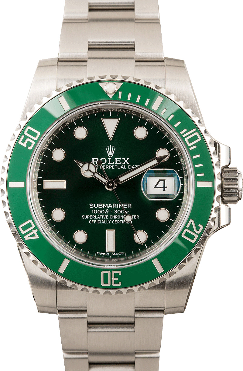 rolex hulk bob's watches