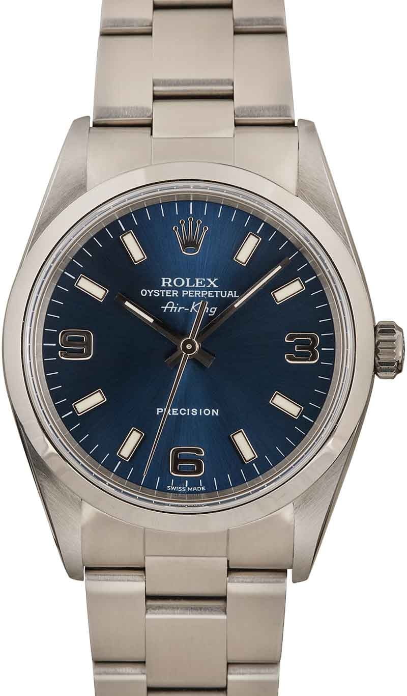 Buy Used Rolex Air-King 14000 | Bob's Watches - Sku: 154169