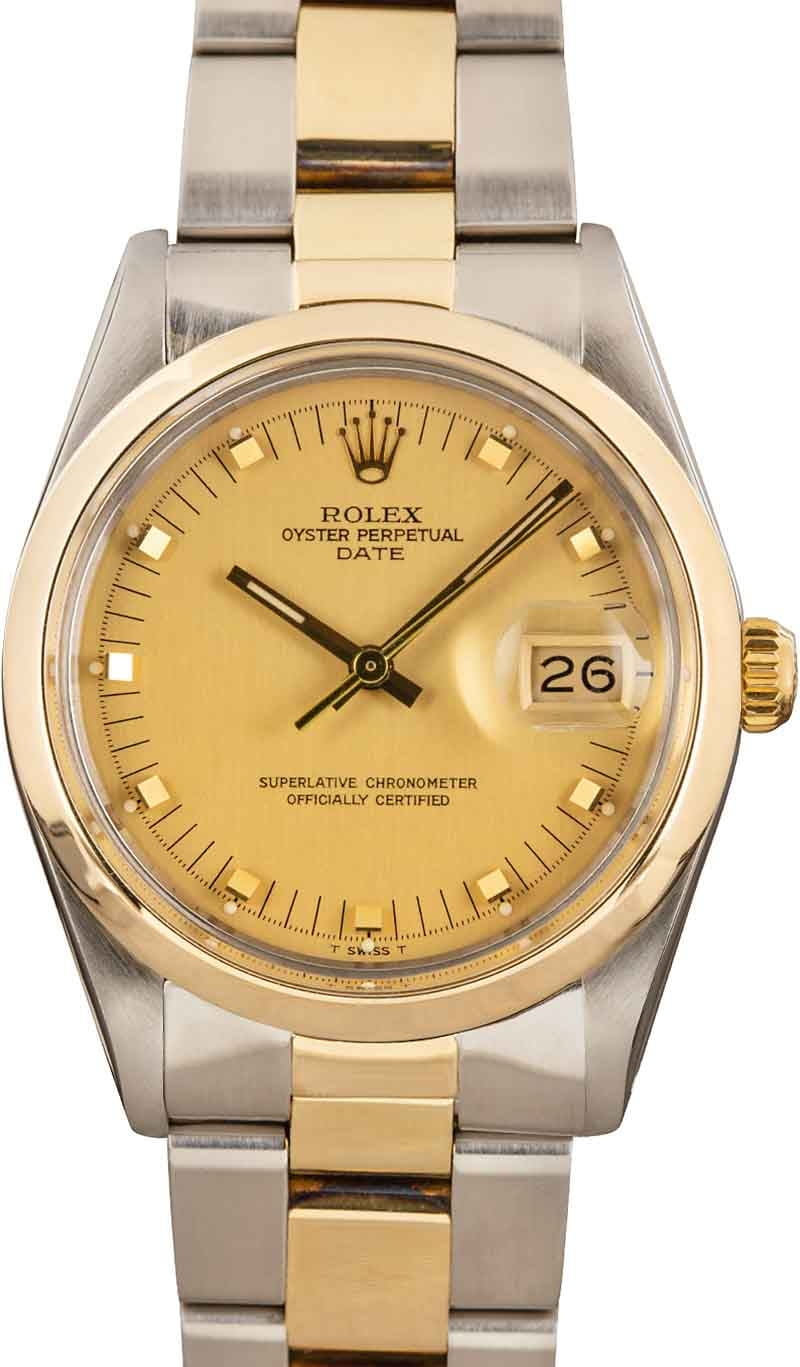 Rolex Date 15003 Two Tone Oyster