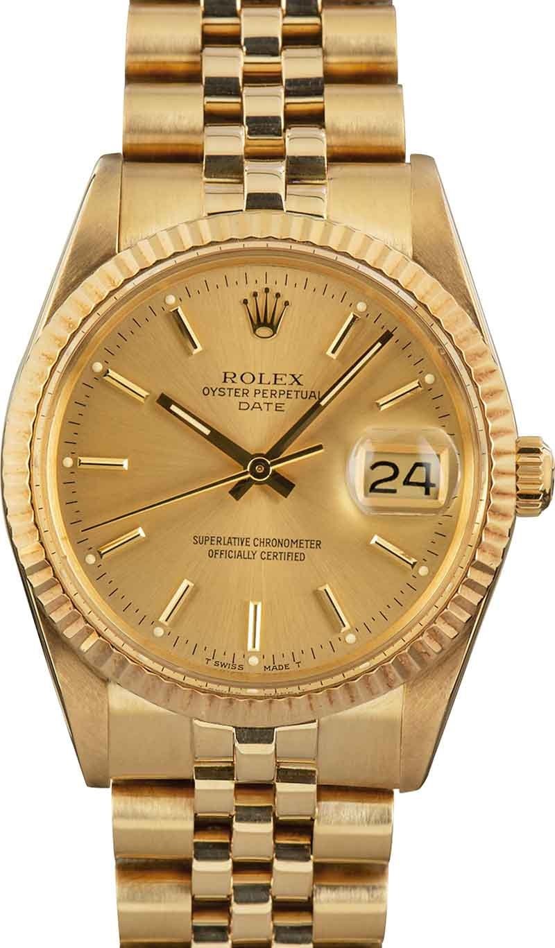 Used women's hotsell gold rolex watches