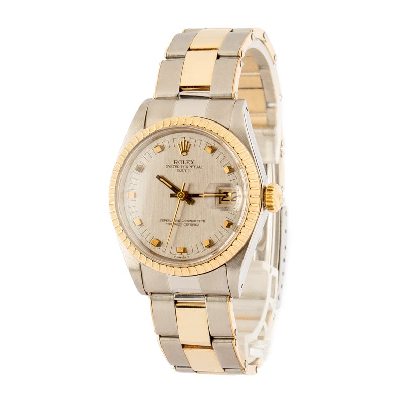 Rolex Date 1505 Steel & Gold