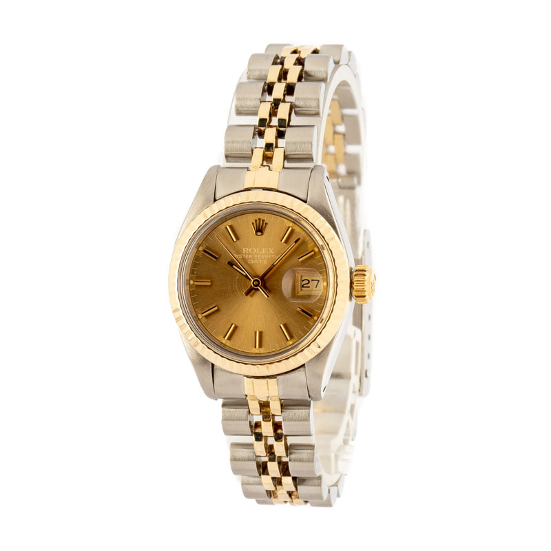 Used Rolex Date 6917 Ladies Champagne Dial