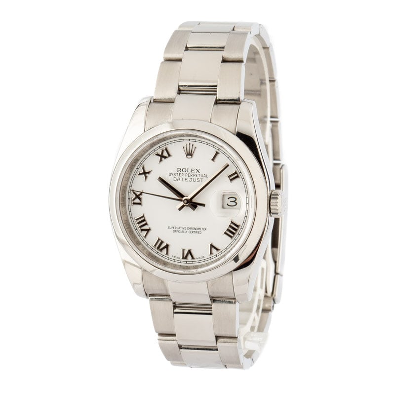 Rolex Datejust 116200 White Dial