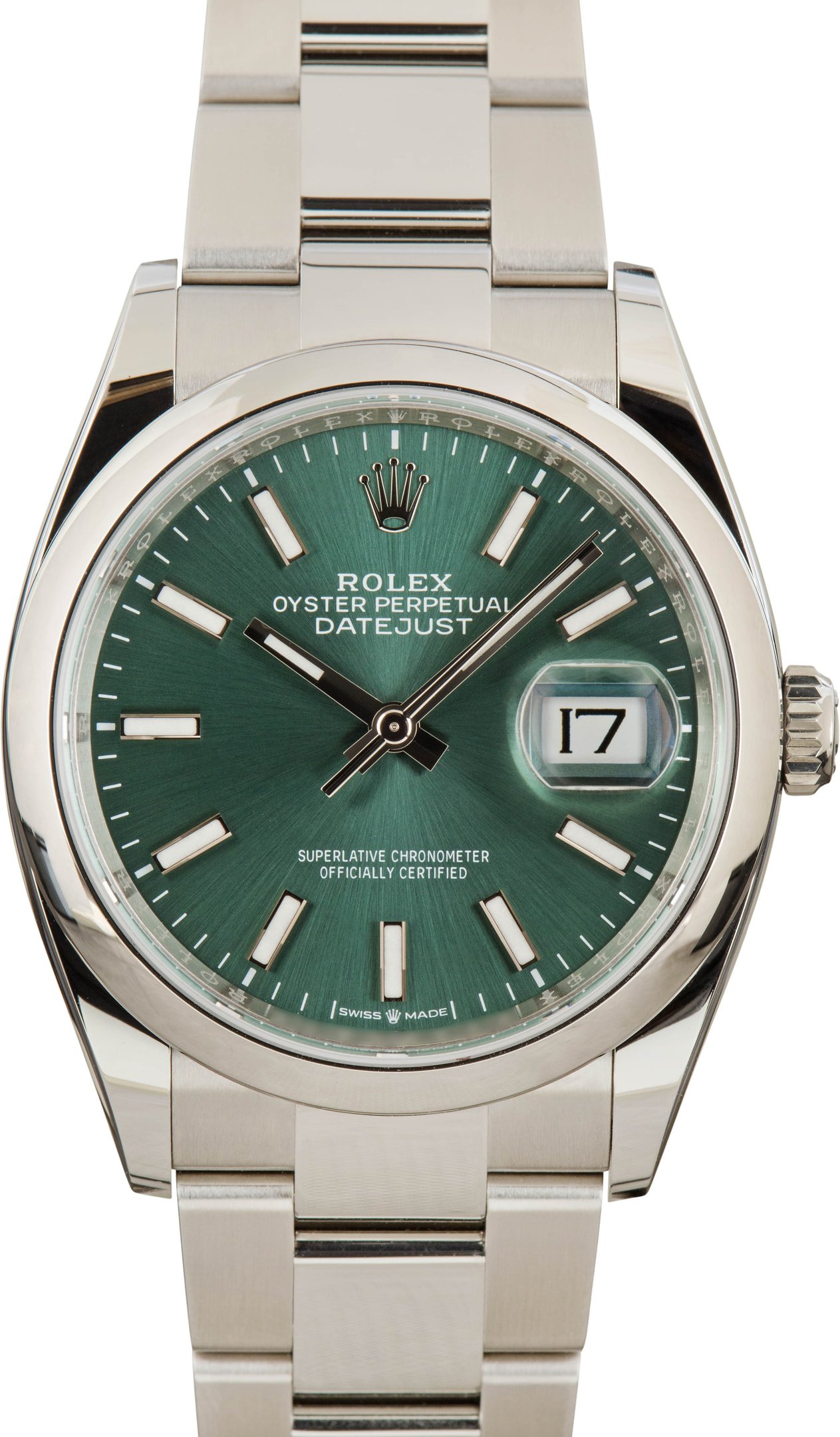 Buy Used Rolex Datejust 126200 | Bob's Watches - Sku: 166550