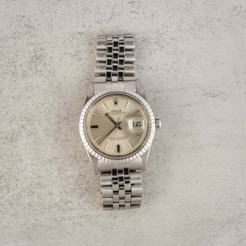 Buy Online Watch Rolex Datejust ref. 1601 - Silver DIal - Warranty Rolex –  Debonar Watches Sp. z o.o