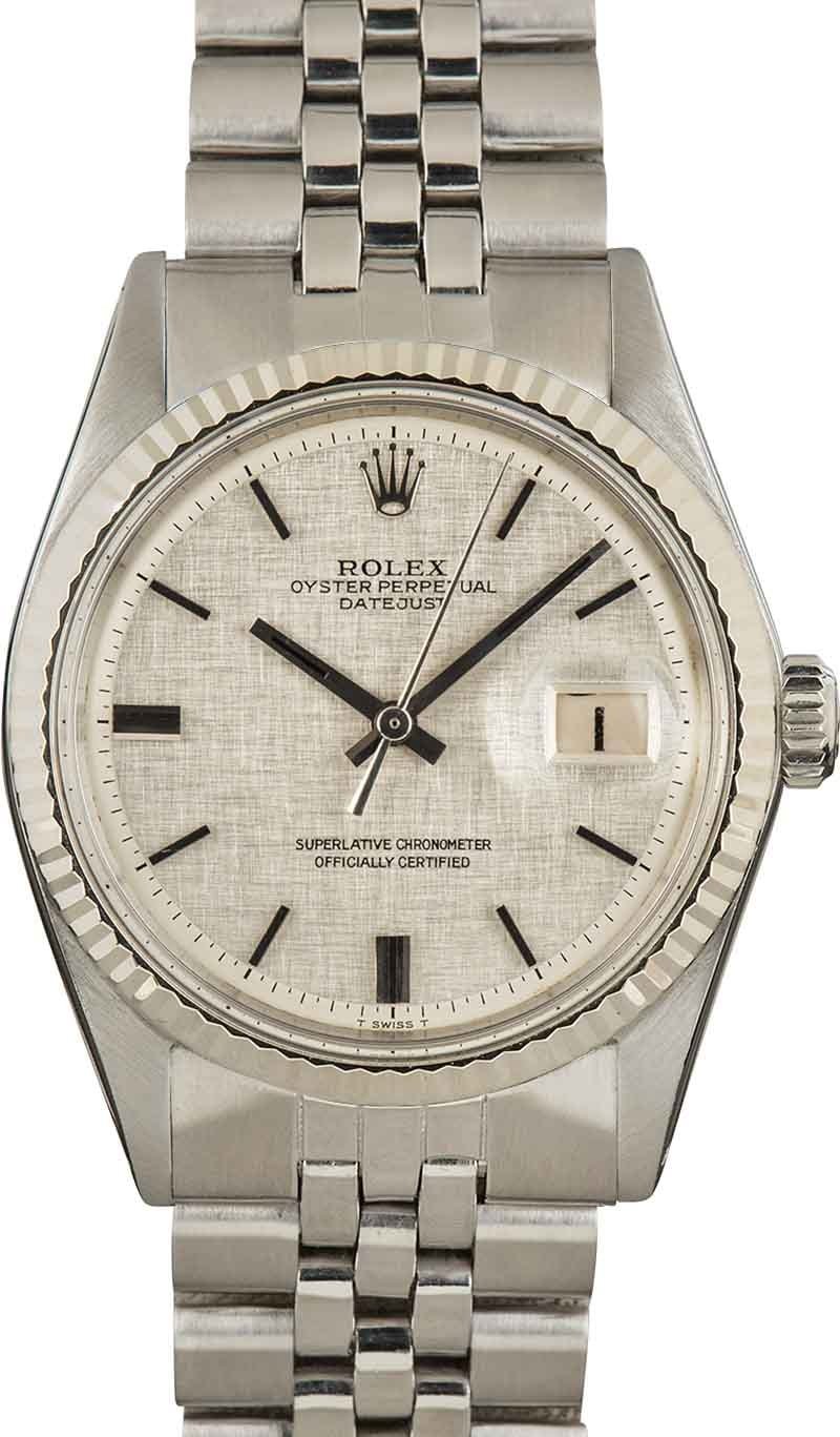 Buy Used Rolex Datejust 1601 Bob s Watches Sku 160150