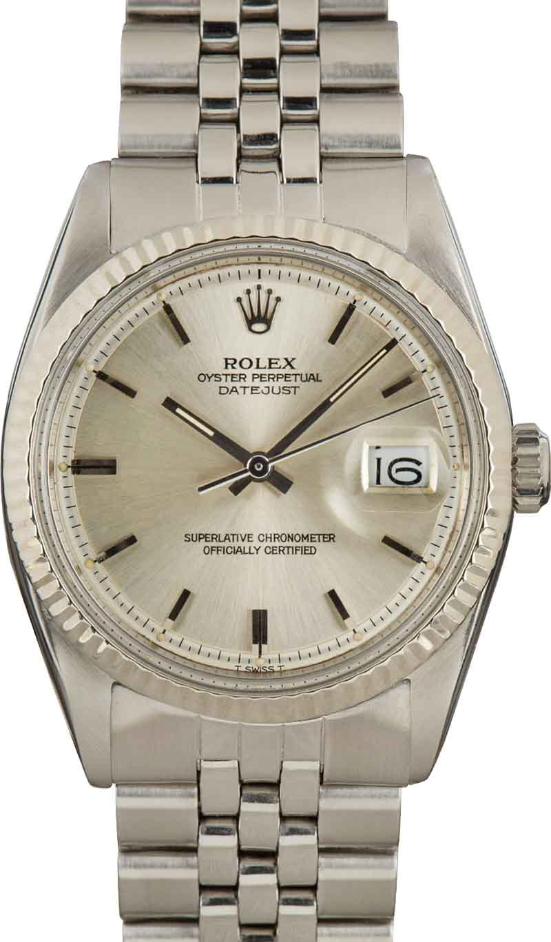 Buy Used Rolex Datejust 1601 Bob s Watches Sku 160537