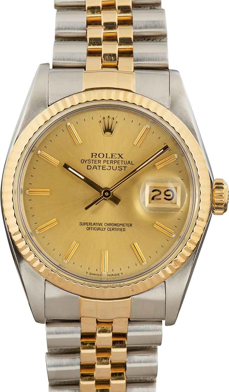 Buy Used Rolex Datejust 16013 | Bob's Watches - Sku: 157437