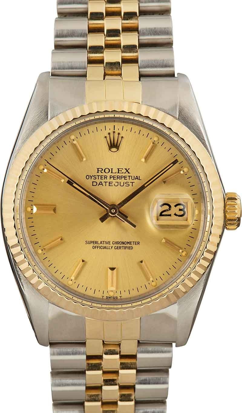 Buy Used Rolex Datejust 16013 | Bob's Watches - Sku: 159612