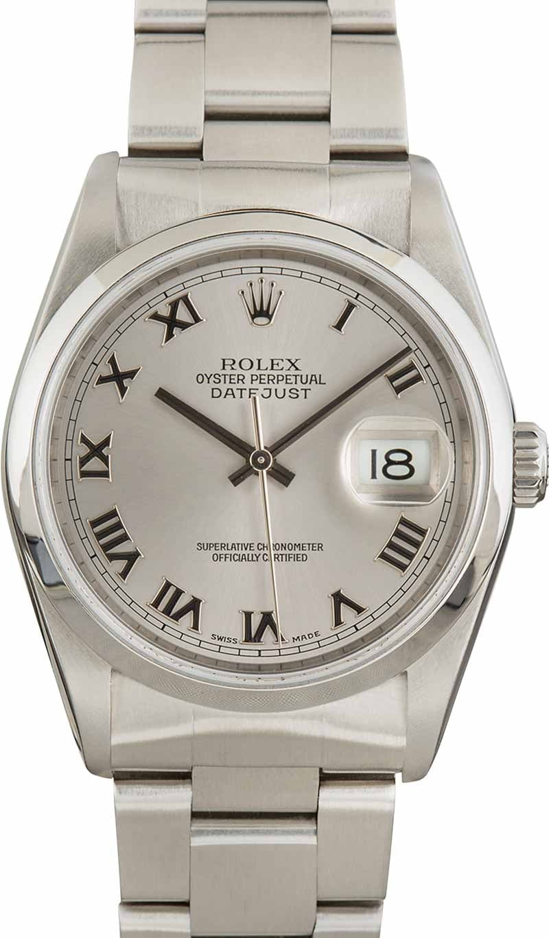 Rolex 16200 hot sale silver dial