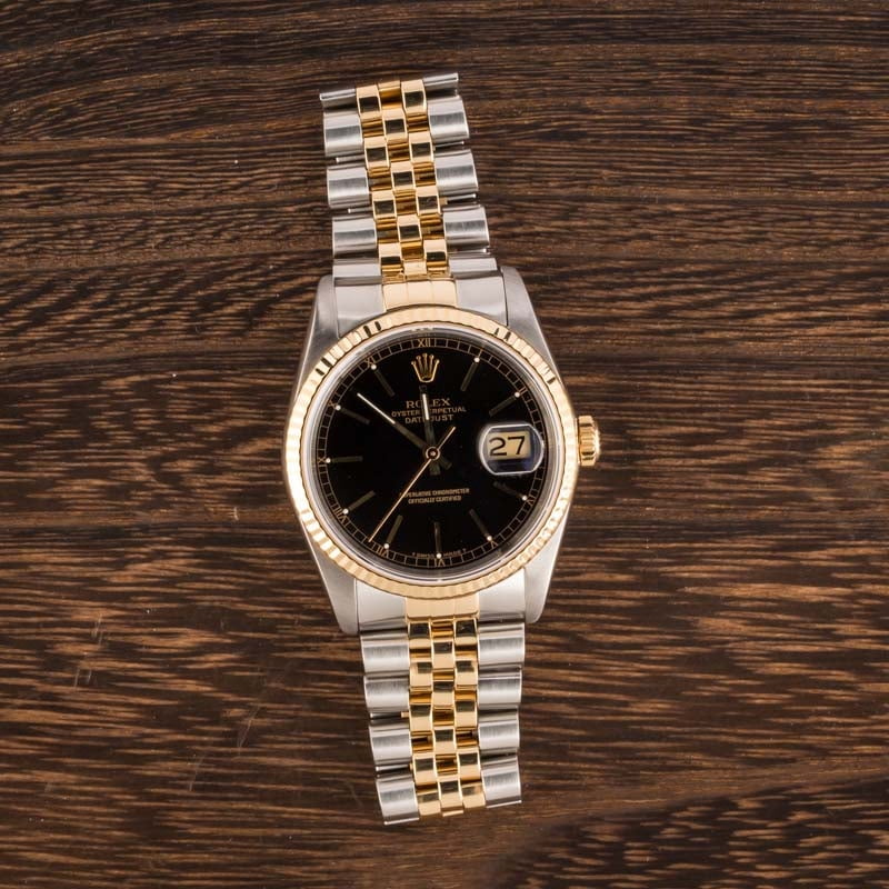 Buy Used Rolex Datejust 16233 | Bob's Watches - Sku: 155814