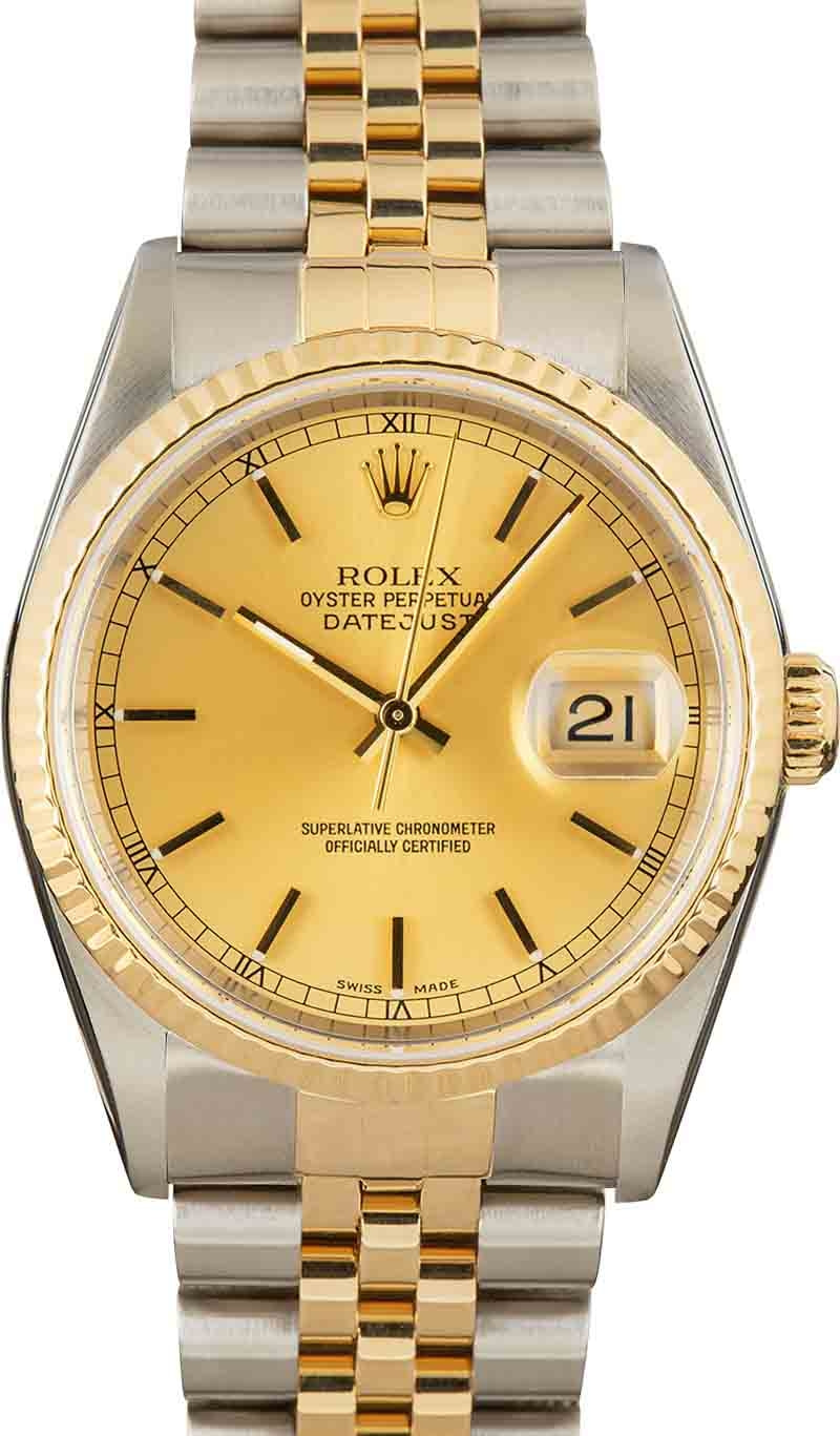 Buy Used Rolex Datejust 16233 | Bob's Watches - Sku: 161156