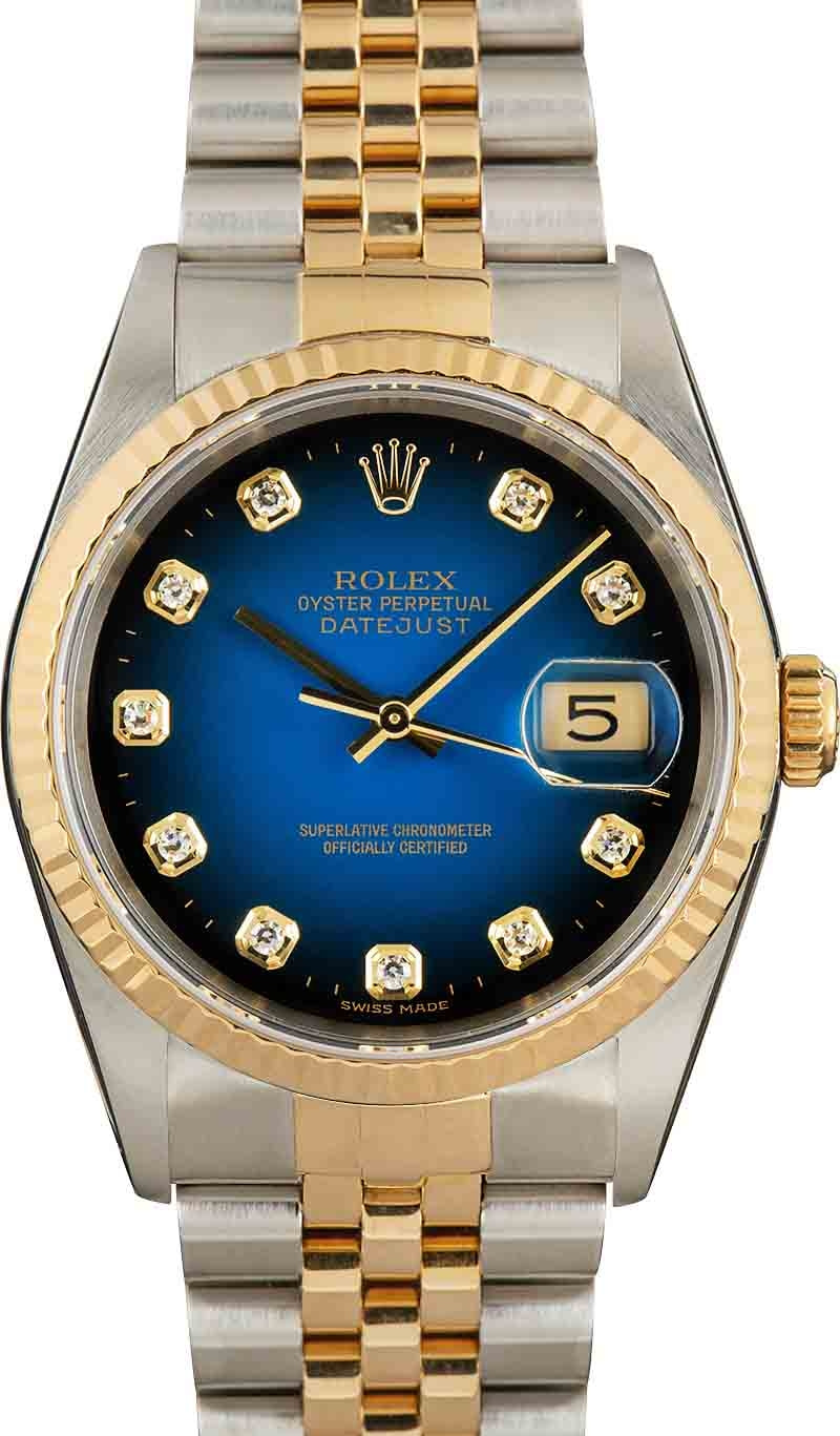 Buy Used Rolex Datejust 16233 Bob s Watches Sku 159812