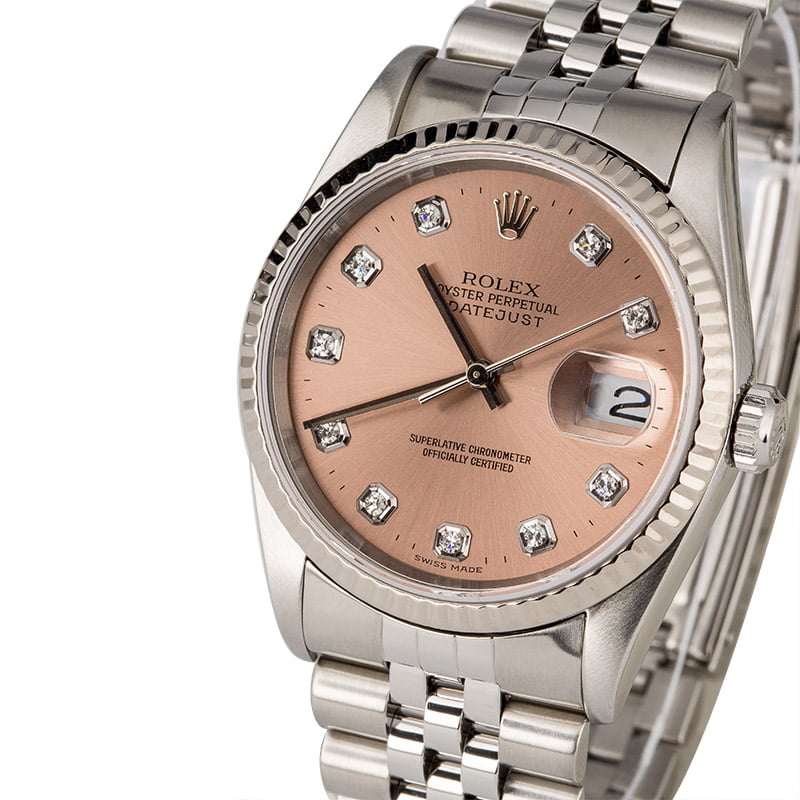 rolex day date salmon dial