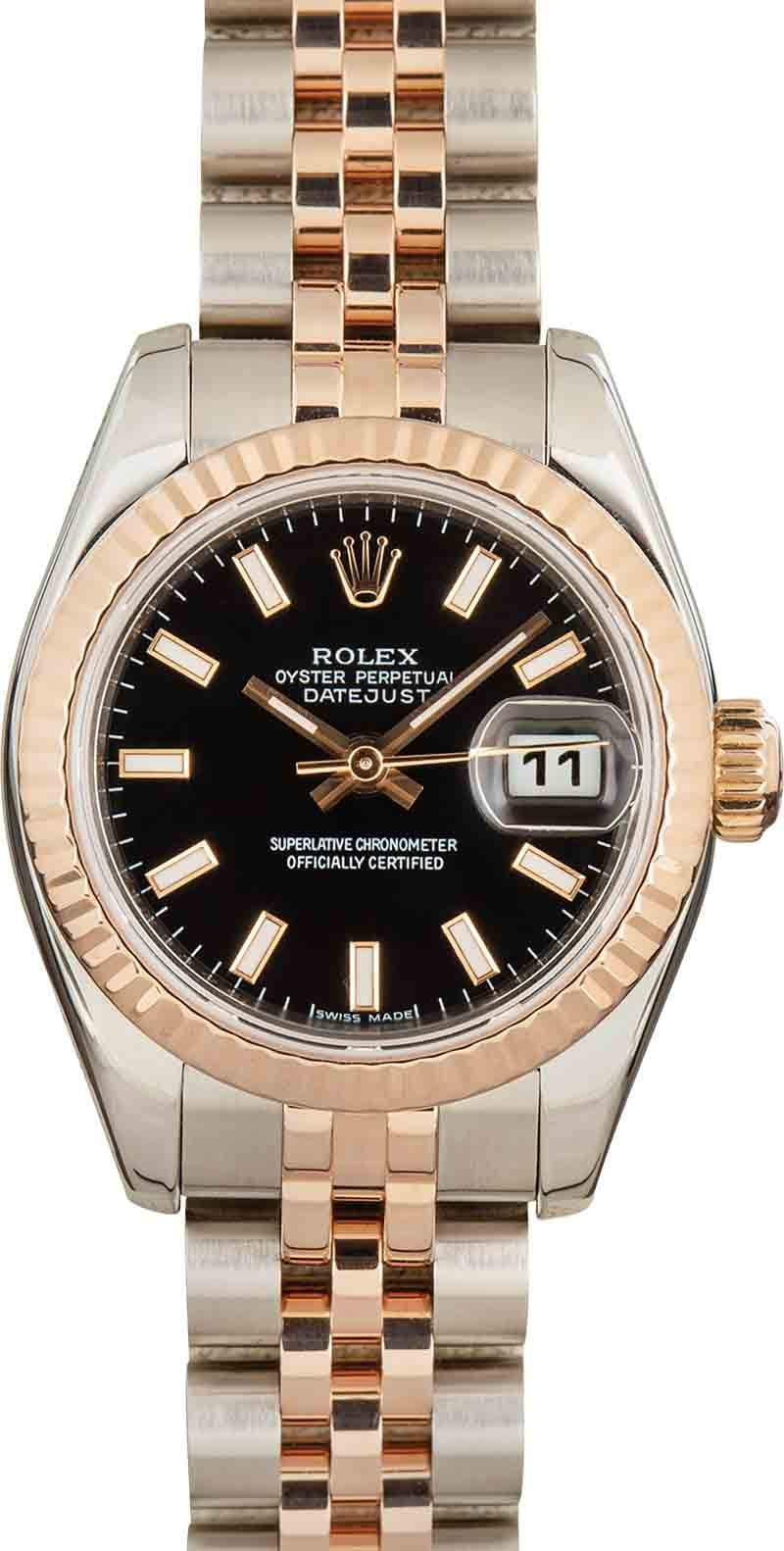 Buy Used Rolex Datejust 179171 | Bob's Watches - Sku: 158352