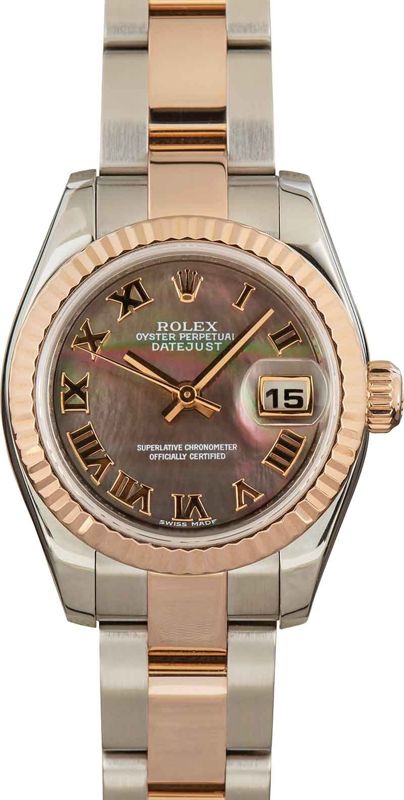 Buy Used Rolex Datejust 179171 Bob s Watches Sku 160901