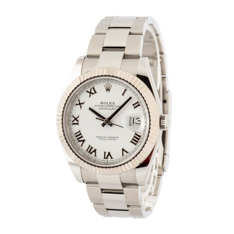 Pre-Owned Rolex Datejust 41 Ref 126334 White Dial