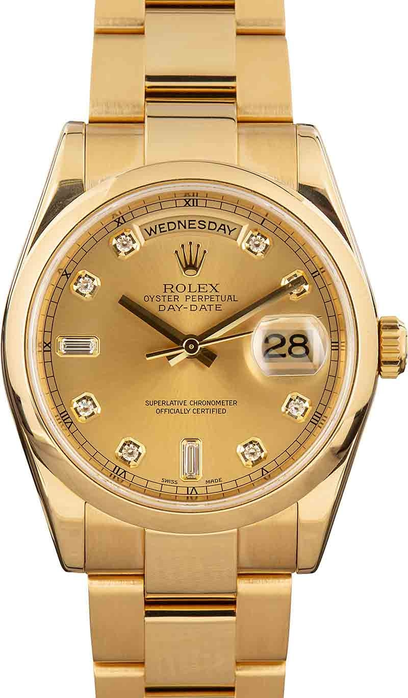 Rolex day shop date 24k